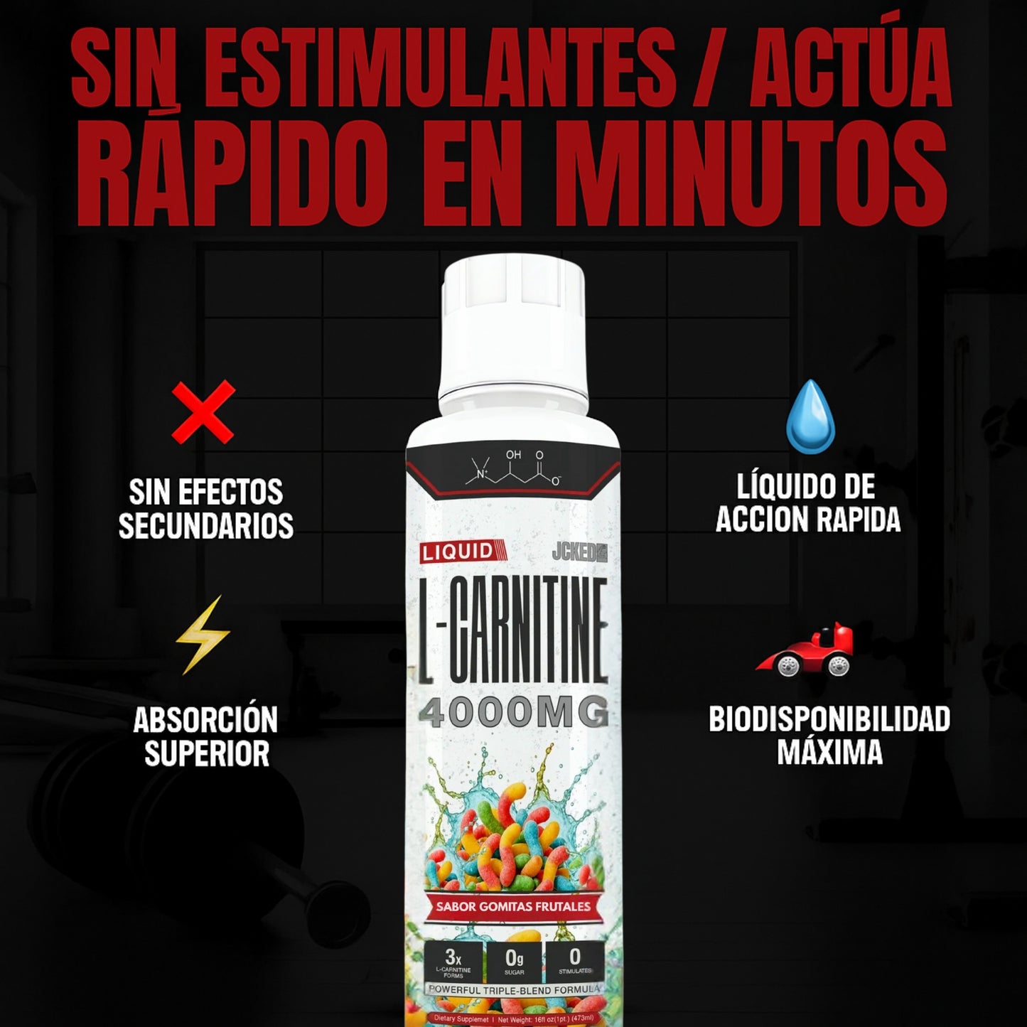 L-Carnitina Líquida Jacked™